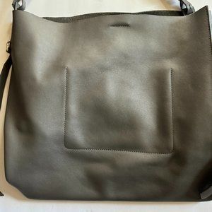 ALL SAINTS Paradise North/South Leather Hobo Shoulder Bag/Tote